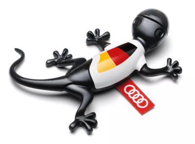 Ароматизатор воздуха в салон Audi Gecko air freshener German version, black, zesty