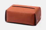 Кожаная салфетница в салон Lixiang Napkin Holder, black/orange/white, артикул Z88-9990445