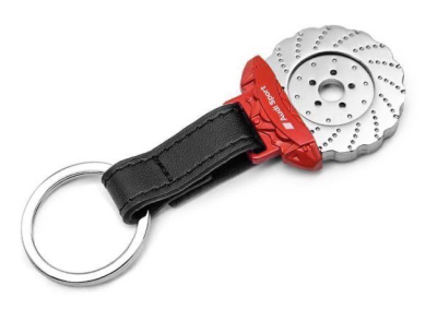Брелок тормозной диск Audi Sport Brake Disc, black/silver/red