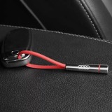 Брелок-кулон Audi Rings Pendant, silver/red, артикул 3182400200