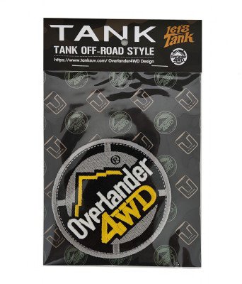 Вышитый патч TANK Overlander 4wd Patch, 1piece