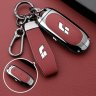 Кожаный чехол для ключа Lixiang Key Case L6-9, Burgundy