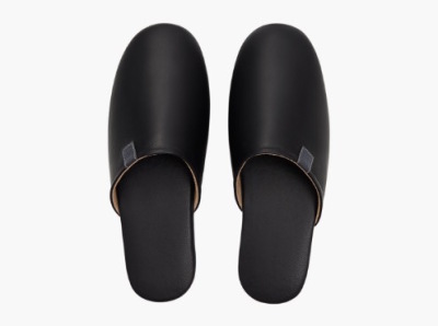 Тапочки Zeekr Leather Slippers, Black