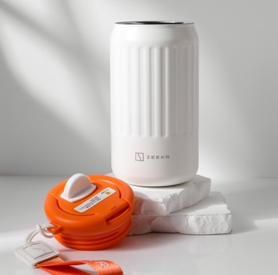 Термокружка Zeekr Nebula Energy, White/Orange