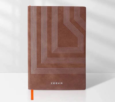Кожаный блокнот Zeekr Premium Leather Notebook, Brown