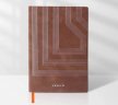 Кожаный блокнот Zeekr Premium Leather Notebook, Brown