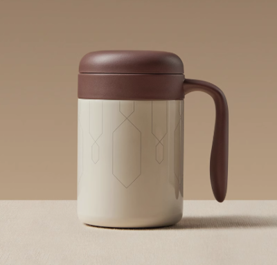 Термос Zeekr Office Thermo Mug, Beige/Brown