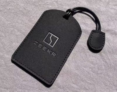 Замшевый чехол для ключ-карты Zeekr Suede Slim Key Case, Black