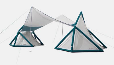 Надувная семейная палатка для пикника Lixiang Picnic Family Tent, Milk/Green