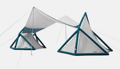 Надувная семейная палатка для пикника Lixiang Picnic Family Tent, Milk/Green