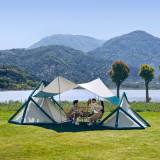 Надувная семейная палатка для пикника Lixiang Picnic Family Tent, Milk/Green, артикул S800000241