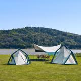Надувная семейная палатка для пикника Lixiang Picnic Family Tent, Milk/Green, артикул S800000241