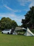 Надувная семейная палатка для пикника Lixiang Picnic Family Tent, Milk/Green, артикул S800000241