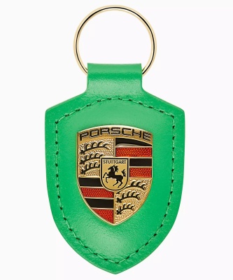 Брелок для ключей с гербом Porsche Crest Keyring, Python Green, RM
