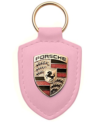 Брелок для ключей с гербом Porsche Crest Keyring, Pink, RM