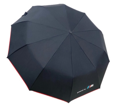 Складной зонт BMW Motorsport Compact Umbrella, powered by M, Black/Red/White