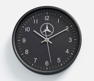 Настенные часы Mercedes-Benz Wall Clock Elegance, Black