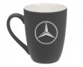 Керамическая кружка Mercedes-Benz Star Logo Mug, Soft-touch, 400ml, Grey/White