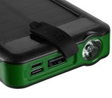 Многофункциональный пауэрбанк Land Rover Travel Powerbank, Multioption, black/green, артикул LGMA258GNA