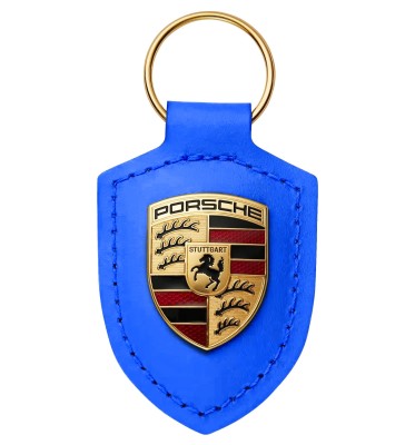 Брелок для ключей с гербом Porsche Crest Keyring, Light Blue