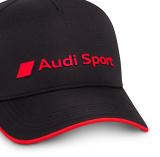 Бейсболка Audi Sport cap, new black, артикул 3132501200