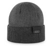 Двусторонняя шапка Audi Inside out beanie, black-grey