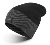 Двусторонняя шапка Audi Inside out beanie, black-grey, артикул 3132402100