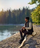 Двусторонняя шапка Audi Inside out beanie, black-grey, артикул 3132402100