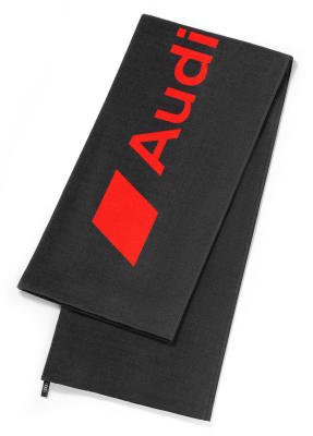 Пляжное полотенце Audi Sport beach towel, dark grey/red, 80x180cm