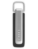 Модельный брелок для ключей Audi Q3 Key ring, silver/black, артикул 3182501000