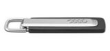 Брелок для ключей Audi Key ring rings, silver/black, артикул 3182500100