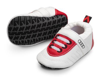Обувь для малышей Audi Sport baby shoes, white/red, size 17-18