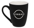 Фарфоровая кружка Nissan Logo Mug, Soft-touch, 400ml, Black/White