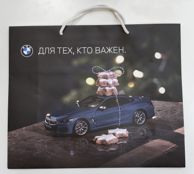 Бумажный подарочный пакет BMW Paper Promo Bag, Size M