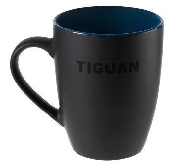 Фарфоровая кружка Volkswagen Tiguan Mug, Soft-touch, 360ml, Black/Dark_Blue