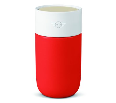 Термокружка MINI Travel Mug, Colour Block, Rebel Red/ White / Vibrant Silver