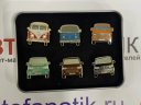 Набор значков Volkswagen Multivan History Pin Set, Gift Box
