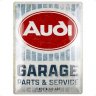 Металлическая пластина Audi Garage, Tin Sign, 30x40, Nostalgic Art