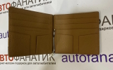 Кожаный кошелек Volkswagen Phaeton Wallet, brown / cognac, артикул 3D00874002X3