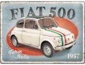 Металлическая пластина Fiat Turin Italia, Tin Sign, 30x40, Nostalgic Art