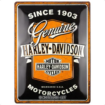 Металлическая пластина Harley-Davidson Since 1903, Tin Sign, 30x40, Nostalgic Art