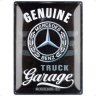 Металлическая пластина Mercedes-Benz Truck Garage, Tin Sign, 30x40, Nostalgic Art