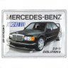 Металлическая пластина Mercedes-Benz 190 E, Tin Sign, 30x40, Nostalgic Art