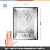 Металлическая пластина Renault Parking Only, Tin Sign, 30x40, Nostalgic Art, артикул NA23375