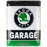 Металлическая пластина Skoda Garage, Tin Sign, 30x40, Nostalgic Art