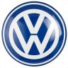 Металлическая пластина Volkswagen Logo Tin Sign Round, D35 cm., Nostalgic Art