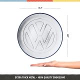 Металлическая пластина Volkswagen Logo Tin Sign Round, D35 cm., Nostalgic Art, артикул NA25106