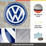 Металлическая пластина Volkswagen Logo Tin Sign Round, D35 cm., Nostalgic Art, артикул NA25106