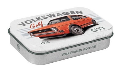Металлическая коробка с конфетами Volkswagen Golf GTI 1976, Mint Box Xl, Nostalgic Art