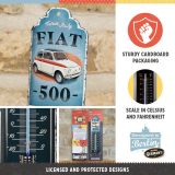 Термометр Fiat 500 Analogue Retro Thermometer, Nostalgic Art, артикул NA80373